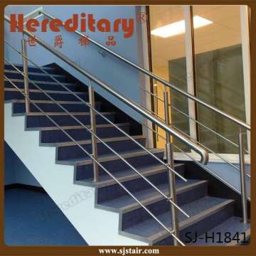 Indoor Satin Finish Stainless Steel Handrail for Hotel Stair (SJ-H1841)