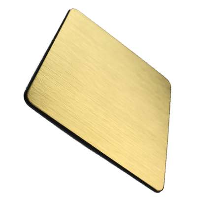 Factory price high elegance 201 304 gold stainless steel sheet